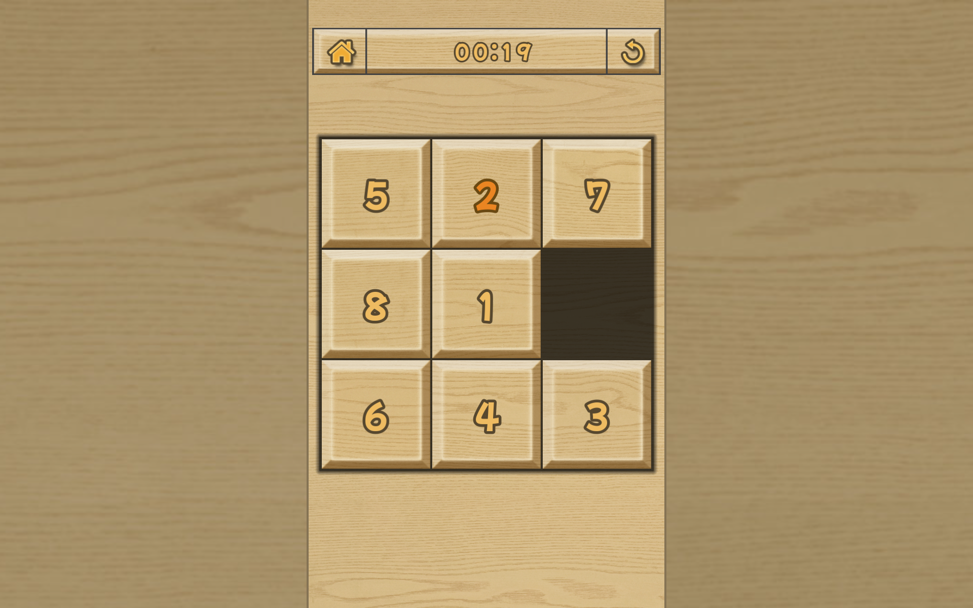 Скриншот игры Классические Пятнашки